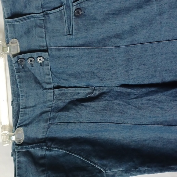 Larry Levine Wide leg Jeans Stretch, 36" waist, 31" inseam, 12" rise - Picture 2 of 7